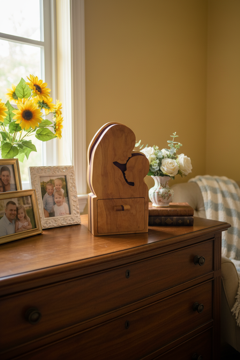 Custom Made MOTHERZ! Photo & Keepsake Box handcrafted wood product
