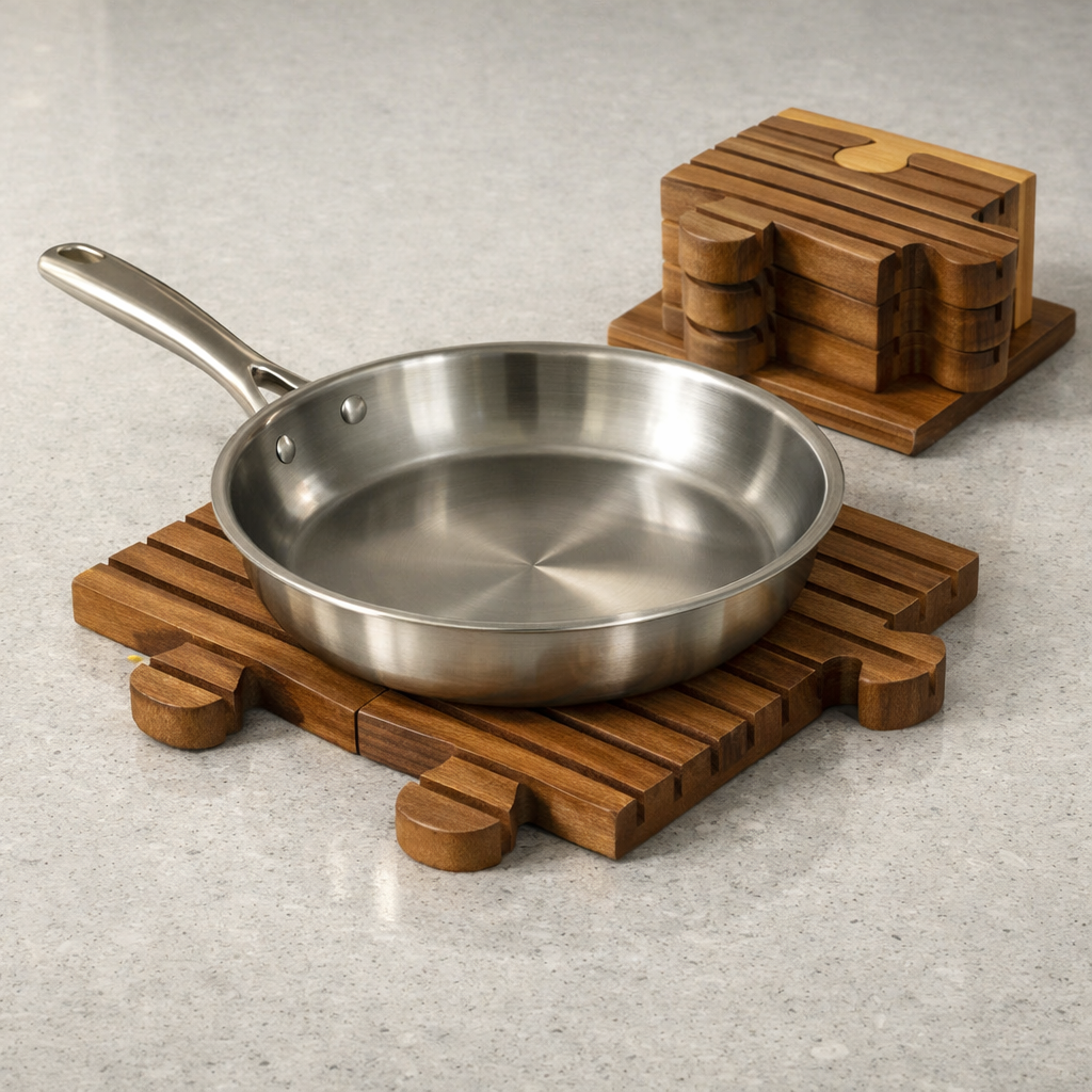 PUZZLERZ! Trivets handcrafted wood product