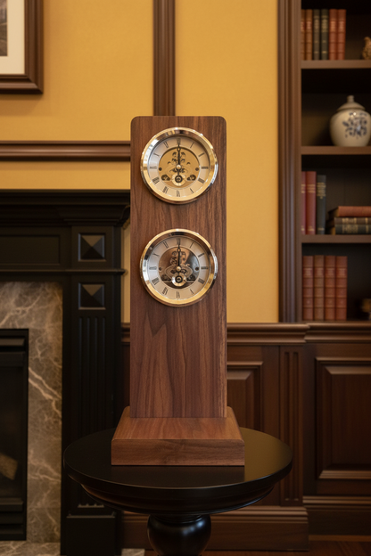 The Time Squared Clock handcrafted wood product