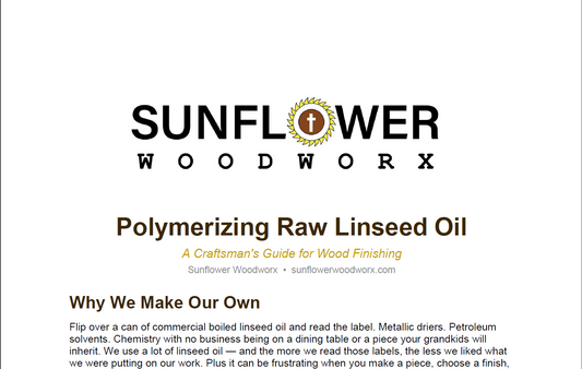 Polymerizing Raw Linseed Oil — Craftsman's Guide